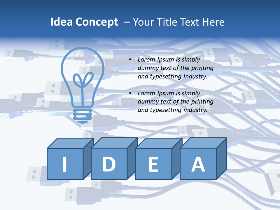 Information Processor Technology PowerPoint Template