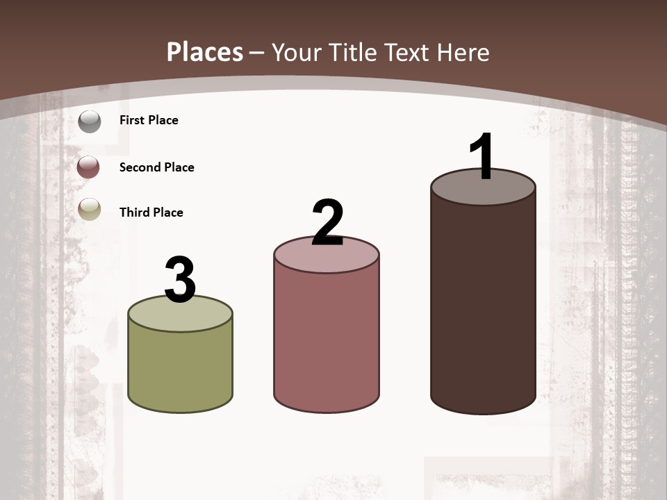 Grungy Graphic Brown PowerPoint Template