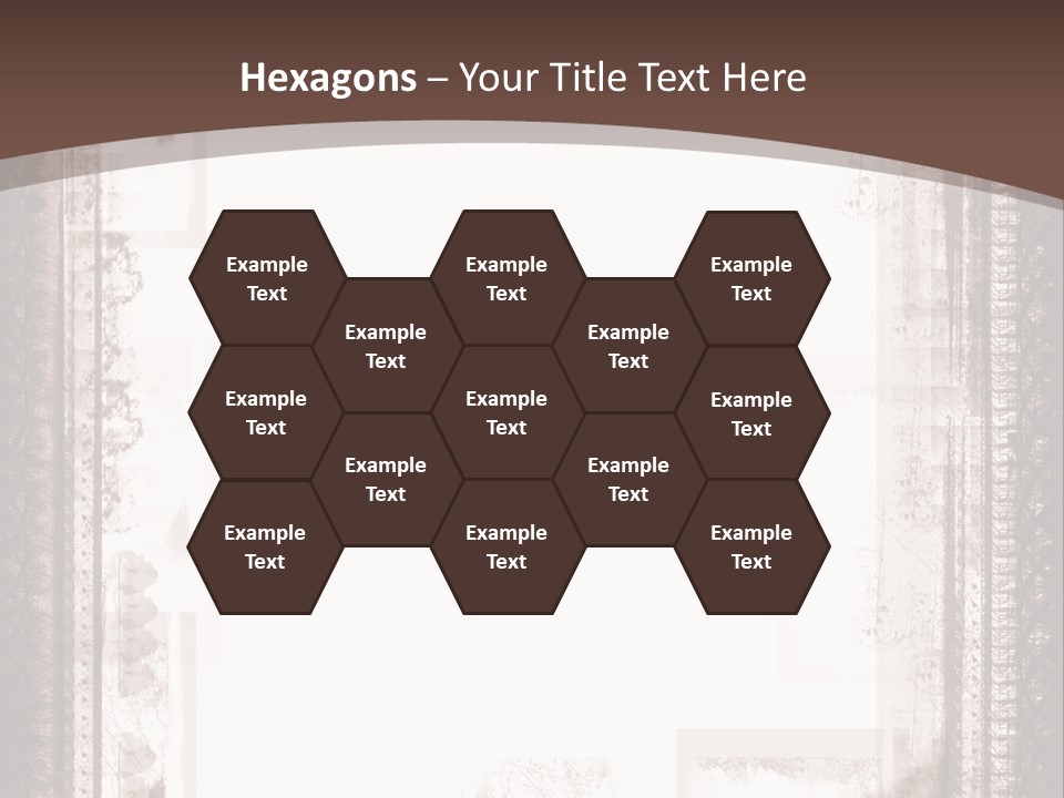 Grungy Graphic Brown PowerPoint Template
