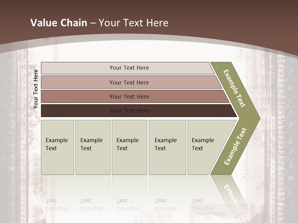 Grungy Graphic Brown PowerPoint Template