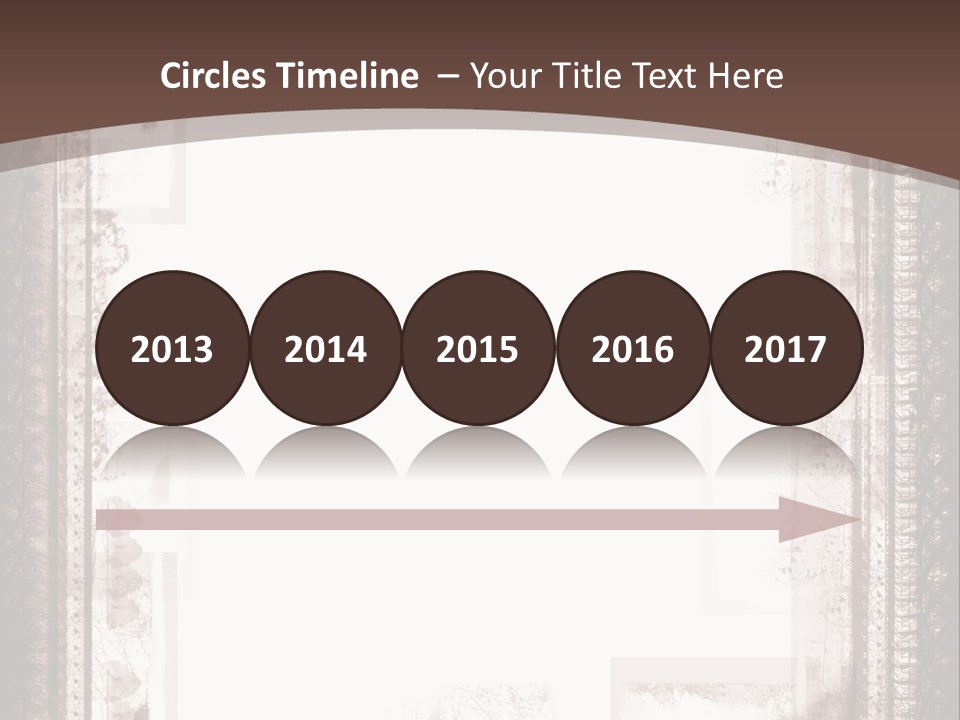 Grungy Graphic Brown PowerPoint Template