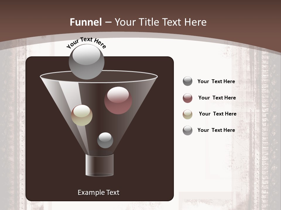 Grungy Graphic Brown PowerPoint Template