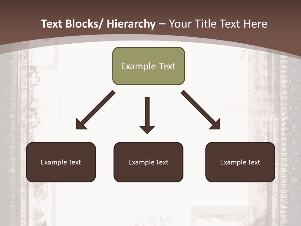 Grungy Graphic Brown PowerPoint Template