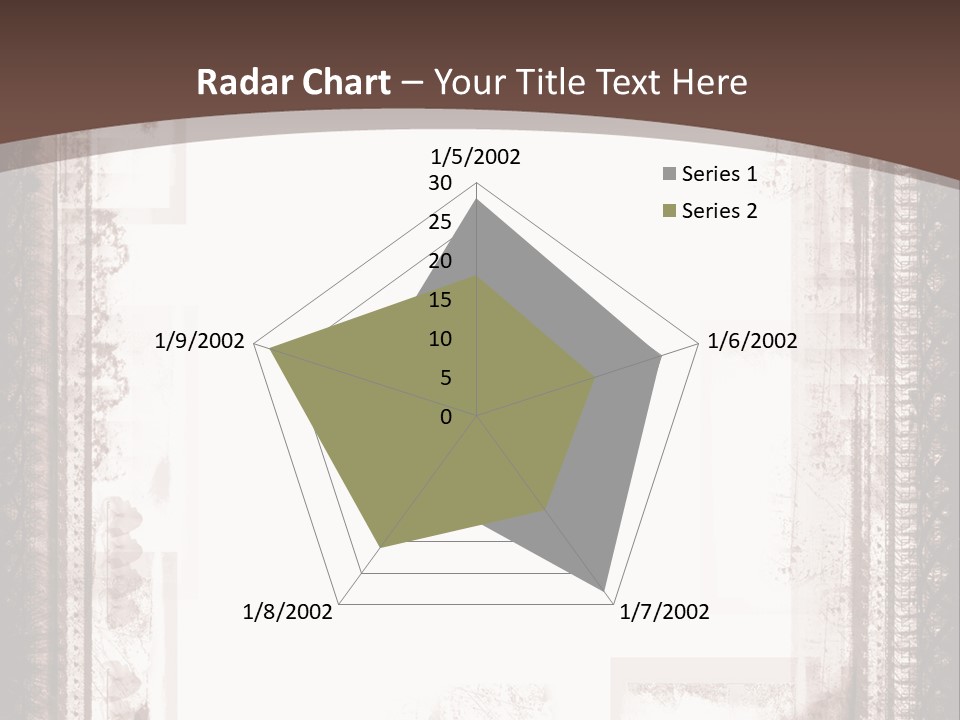 Grungy Graphic Brown PowerPoint Template