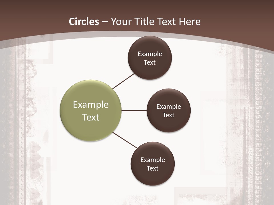 Grungy Graphic Brown PowerPoint Template