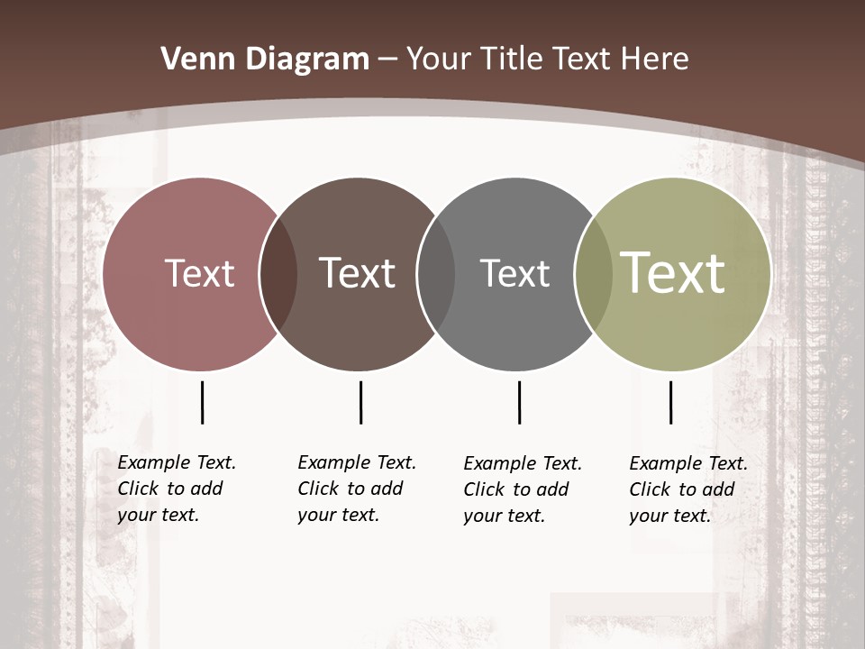 Grungy Graphic Brown PowerPoint Template