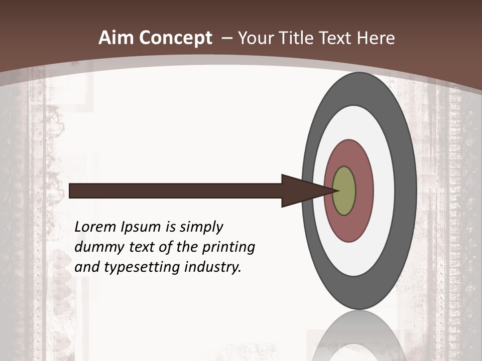 Grungy Graphic Brown PowerPoint Template