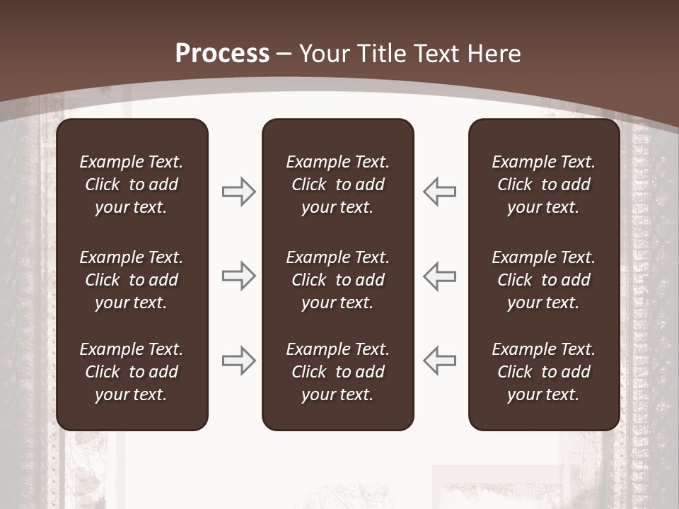 Grungy Graphic Brown PowerPoint Template