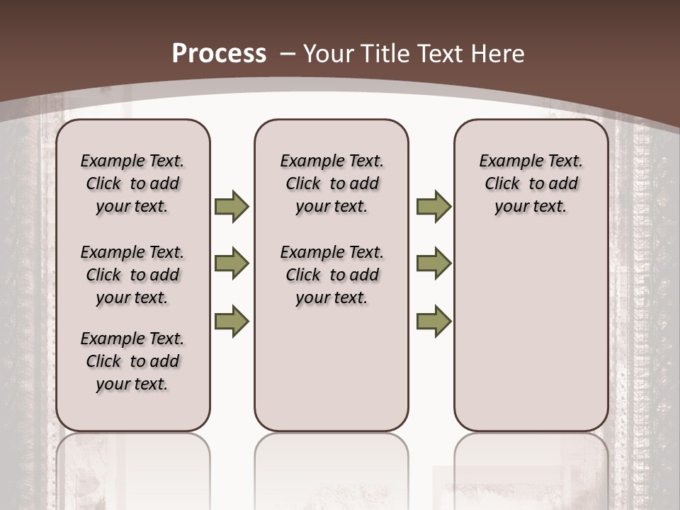 Grungy Graphic Brown PowerPoint Template