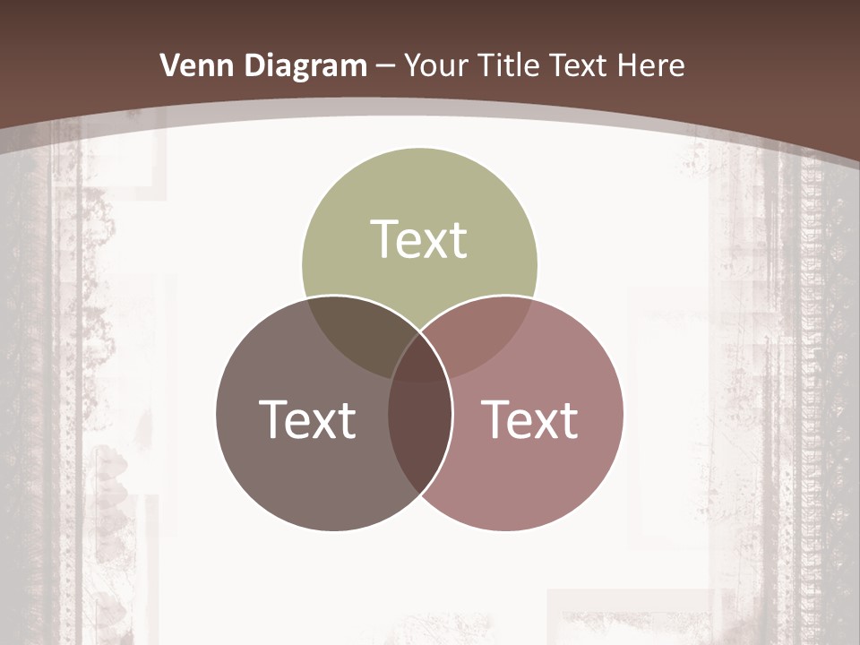 Grungy Graphic Brown PowerPoint Template