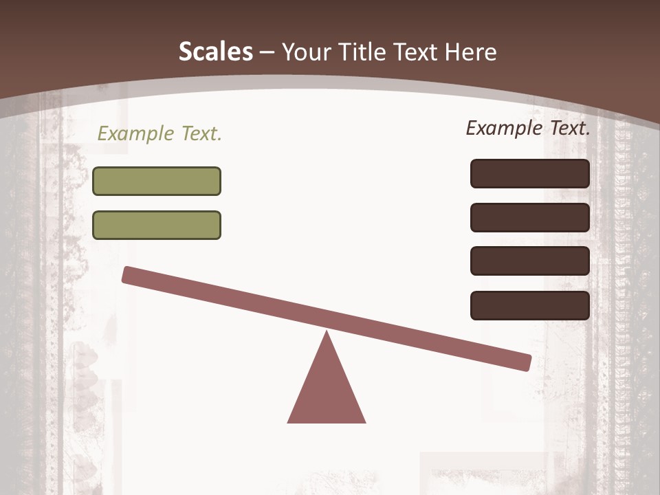 Grungy Graphic Brown PowerPoint Template
