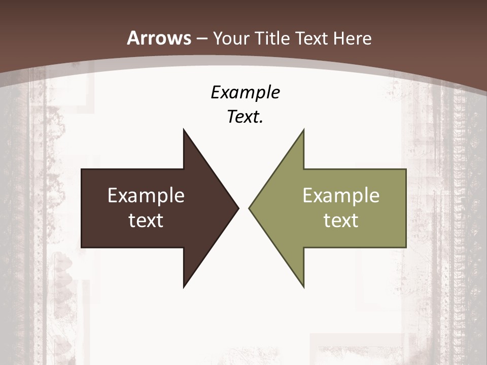 Grungy Graphic Brown PowerPoint Template
