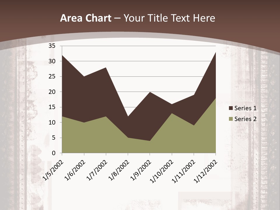 Grungy Graphic Brown PowerPoint Template