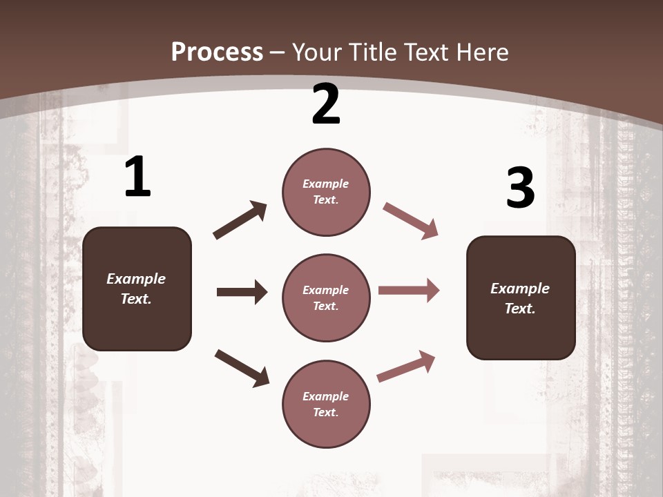 Grungy Graphic Brown PowerPoint Template