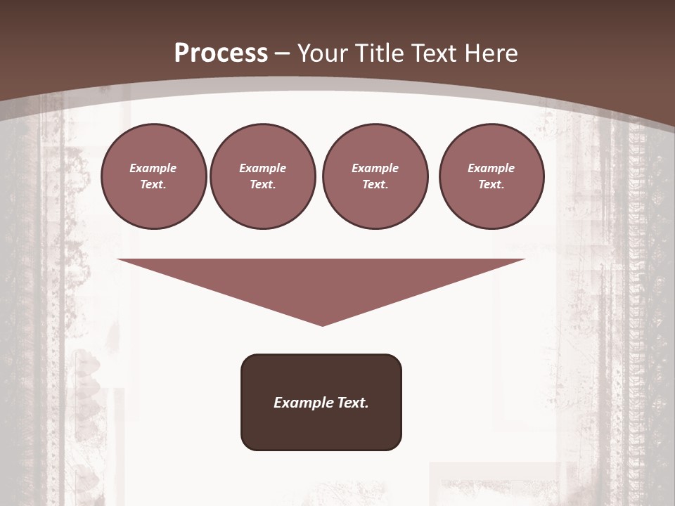 Grungy Graphic Brown PowerPoint Template