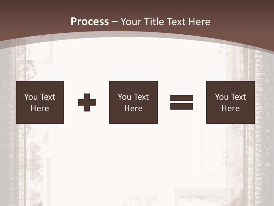 Grungy Graphic Brown PowerPoint Template