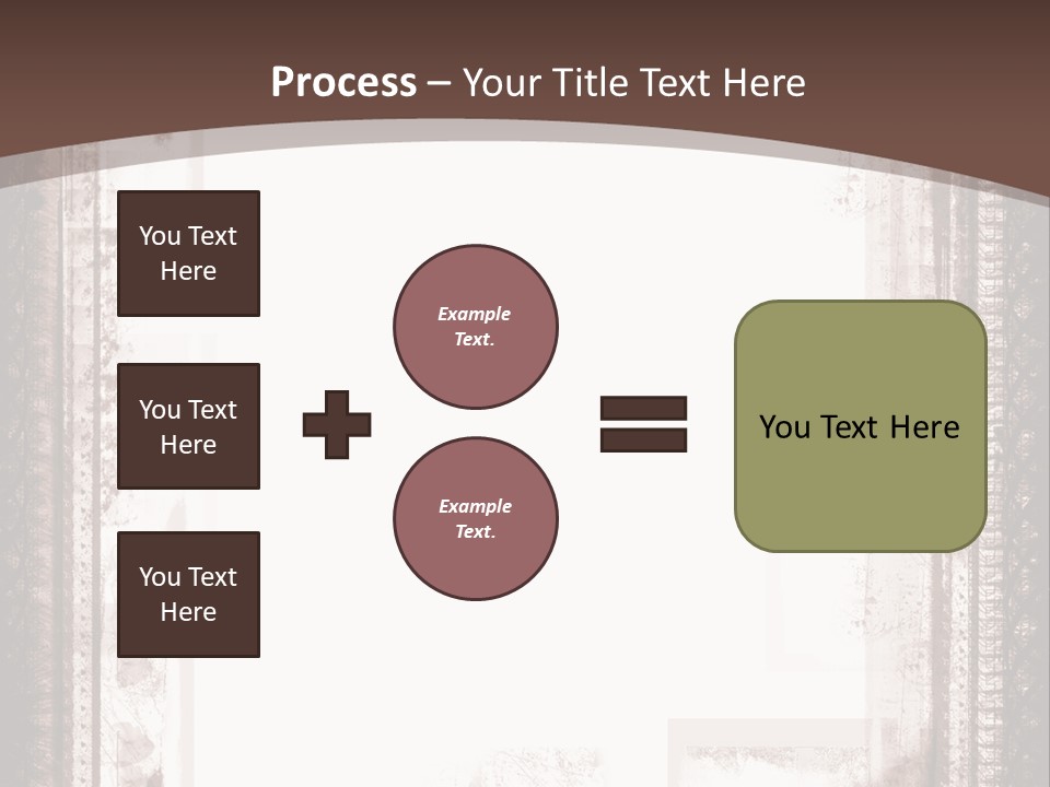 Grungy Graphic Brown PowerPoint Template