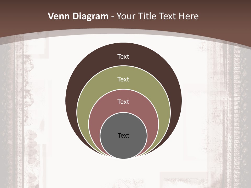 Grungy Graphic Brown PowerPoint Template