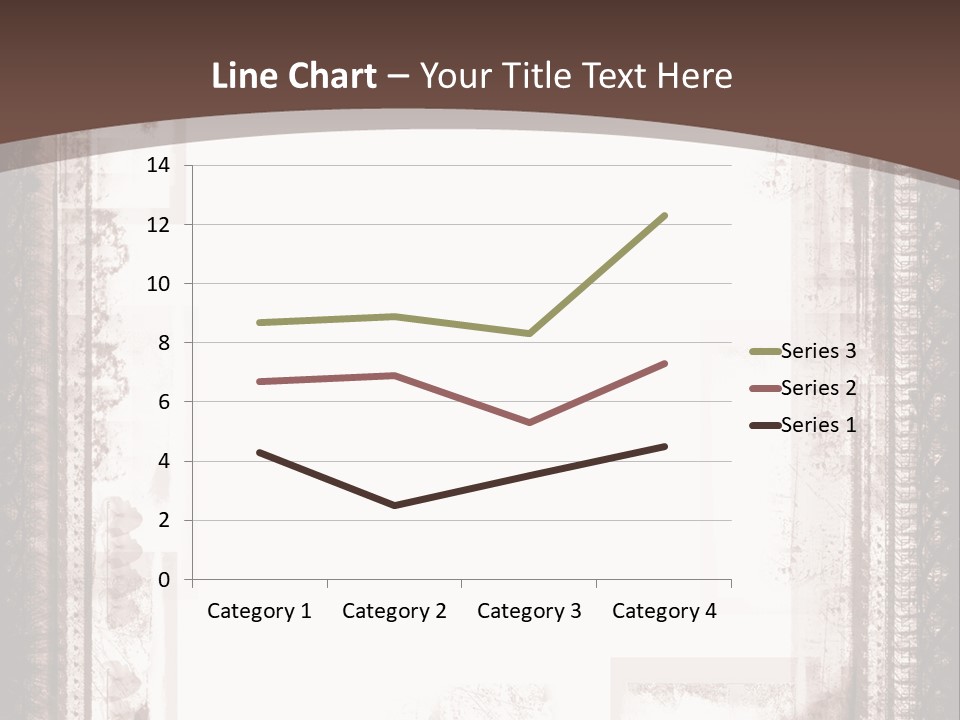Grungy Graphic Brown PowerPoint Template