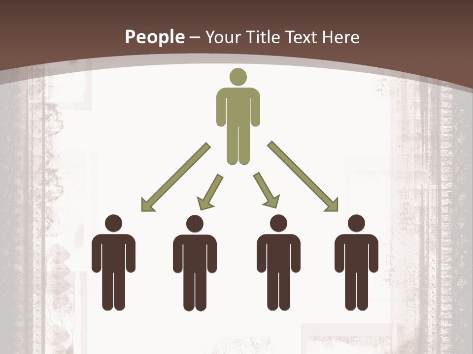 Grungy Graphic Brown PowerPoint Template
