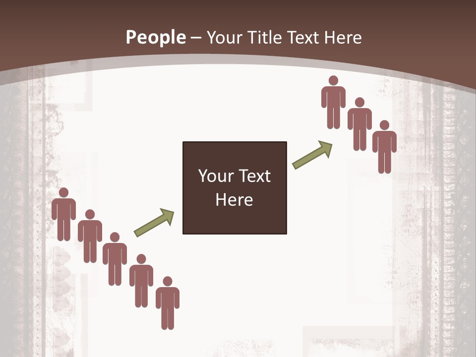 Grungy Graphic Brown PowerPoint Template
