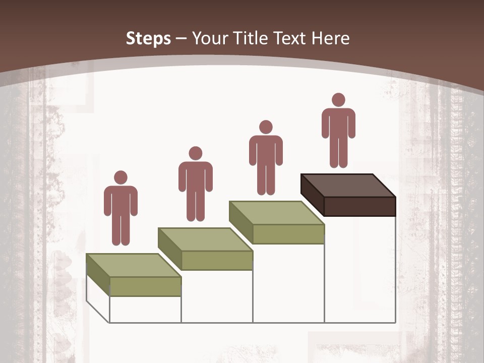 Grungy Graphic Brown PowerPoint Template