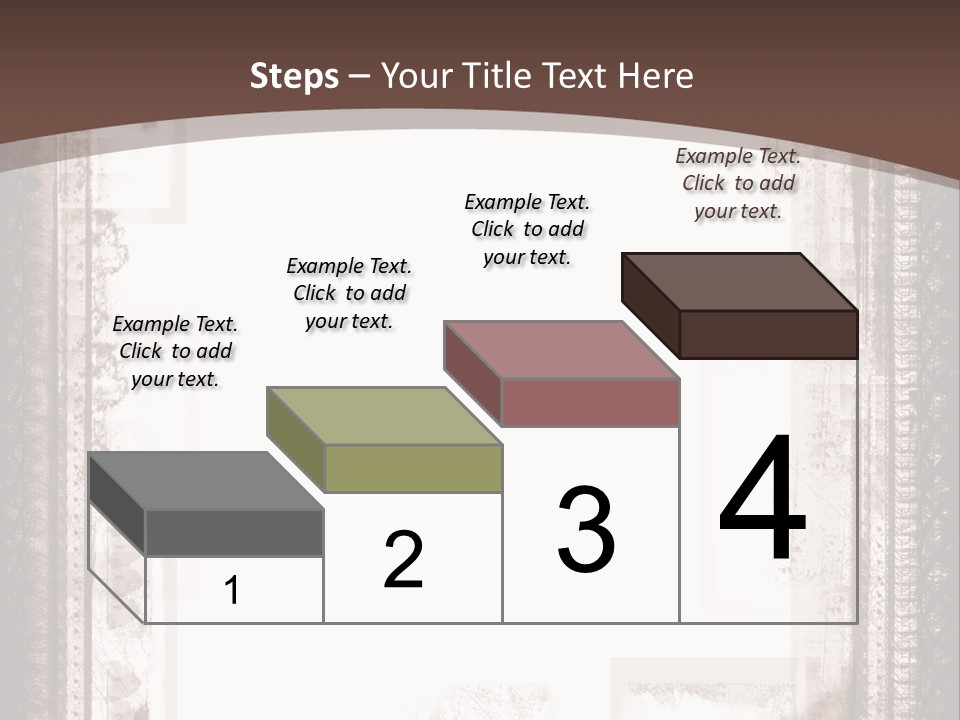 Grungy Graphic Brown PowerPoint Template