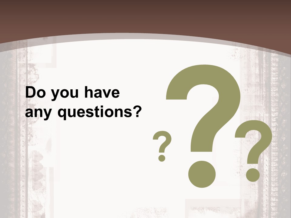 Grungy Graphic Brown PowerPoint Template