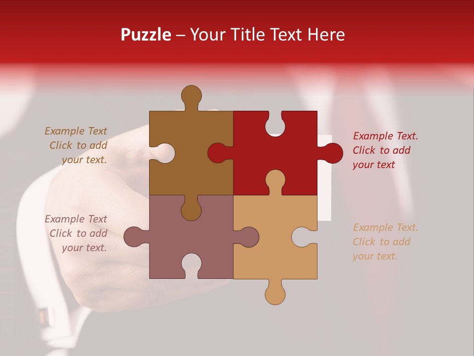 Person Commerce Partnership PowerPoint Template