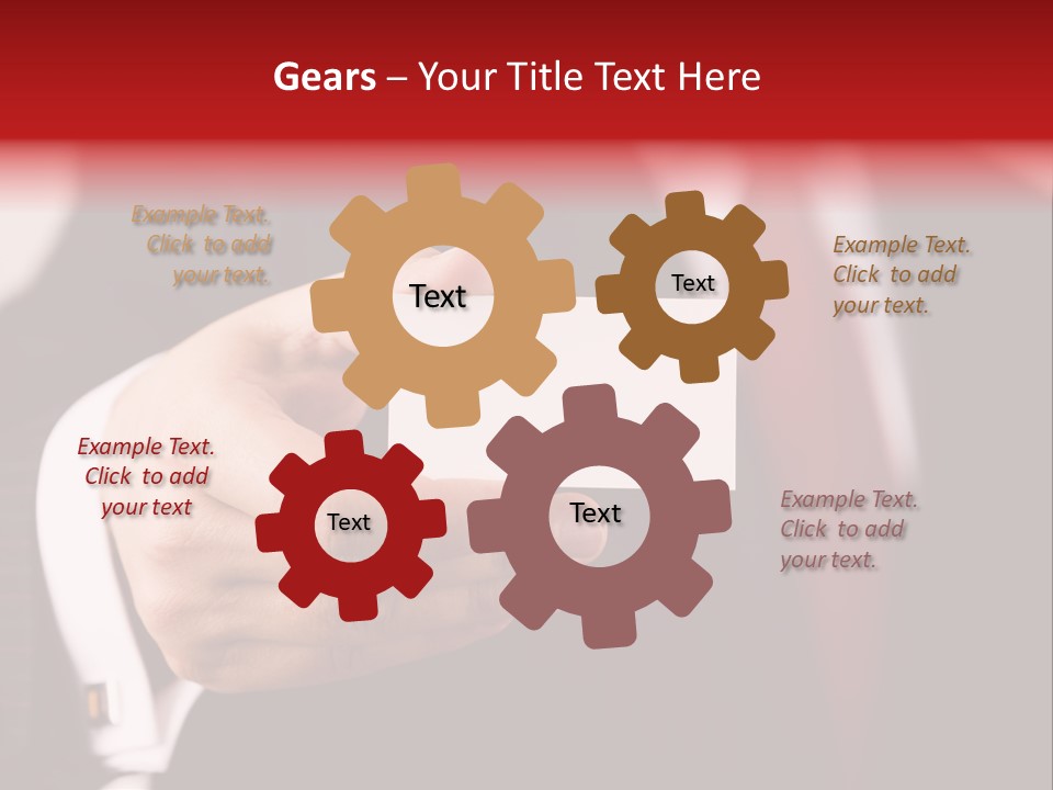 Person Commerce Partnership PowerPoint Template