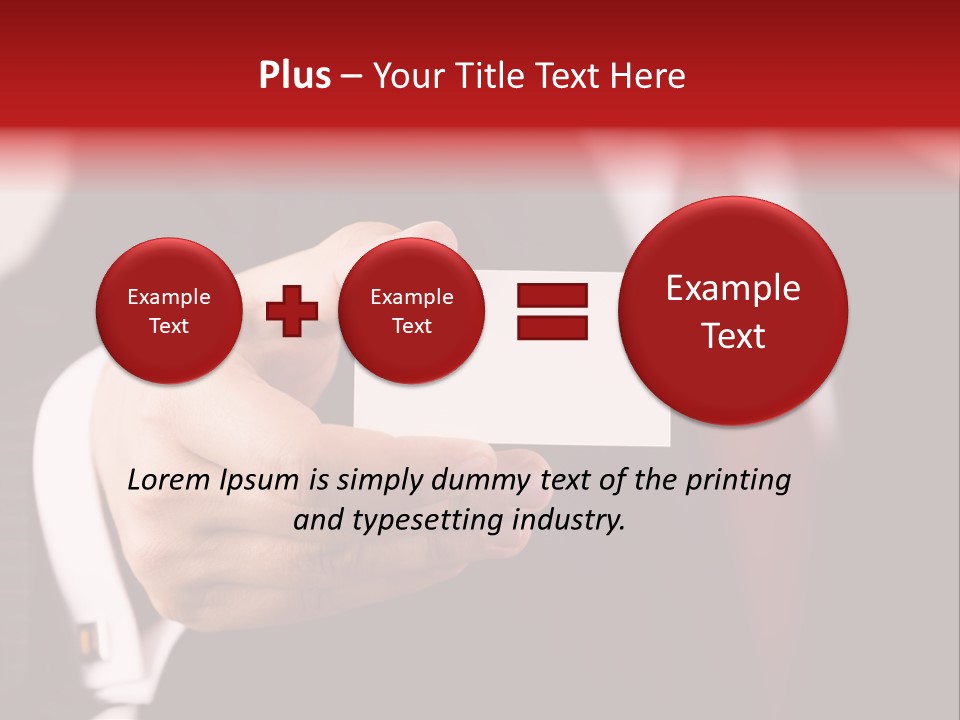 Person Commerce Partnership PowerPoint Template