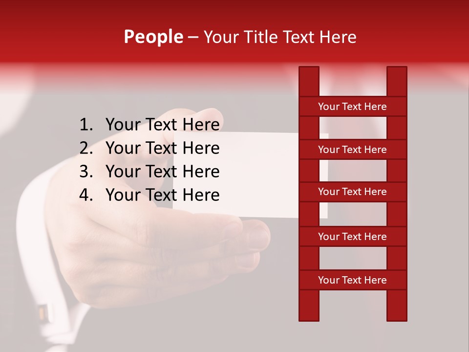 Person Commerce Partnership PowerPoint Template