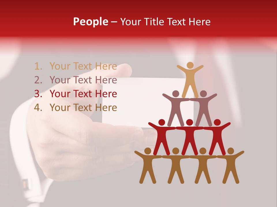 Person Commerce Partnership PowerPoint Template