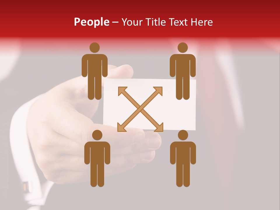 Person Commerce Partnership PowerPoint Template