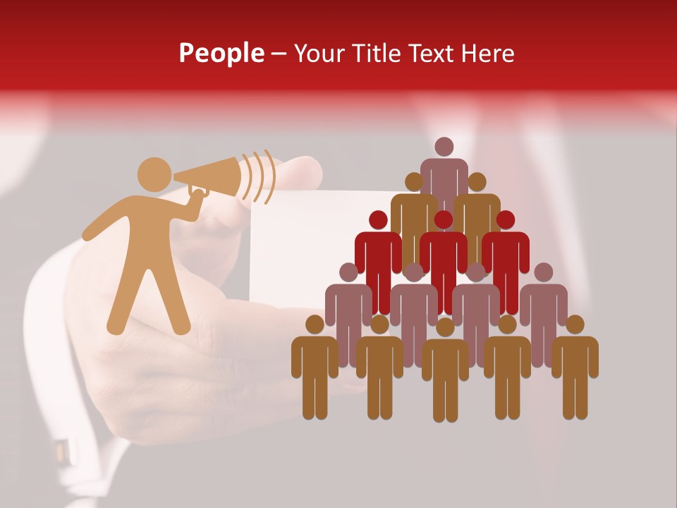 Person Commerce Partnership PowerPoint Template