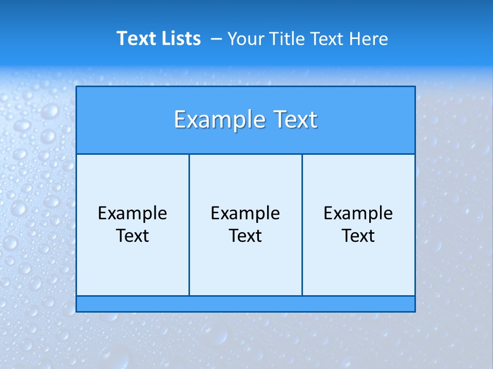 Drop Clean Relax PowerPoint Template