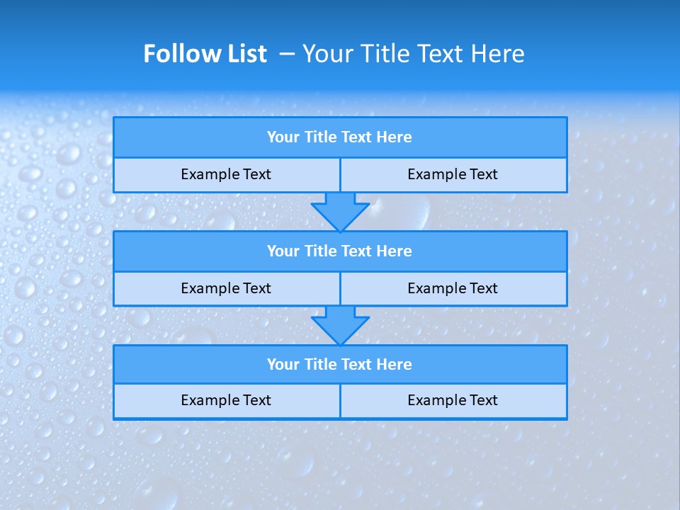 Drop Clean Relax PowerPoint Template