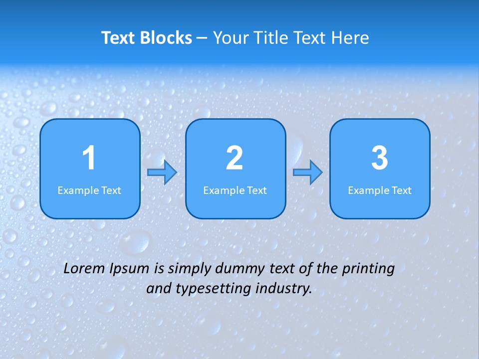 Drop Clean Relax PowerPoint Template