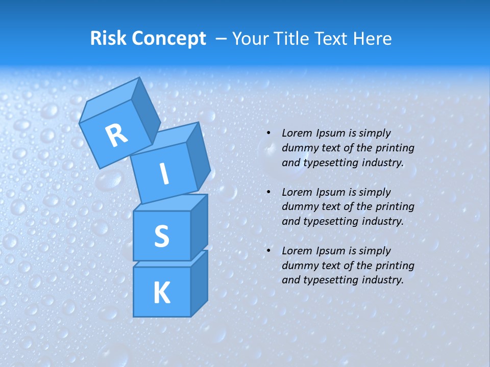 Drop Clean Relax PowerPoint Template