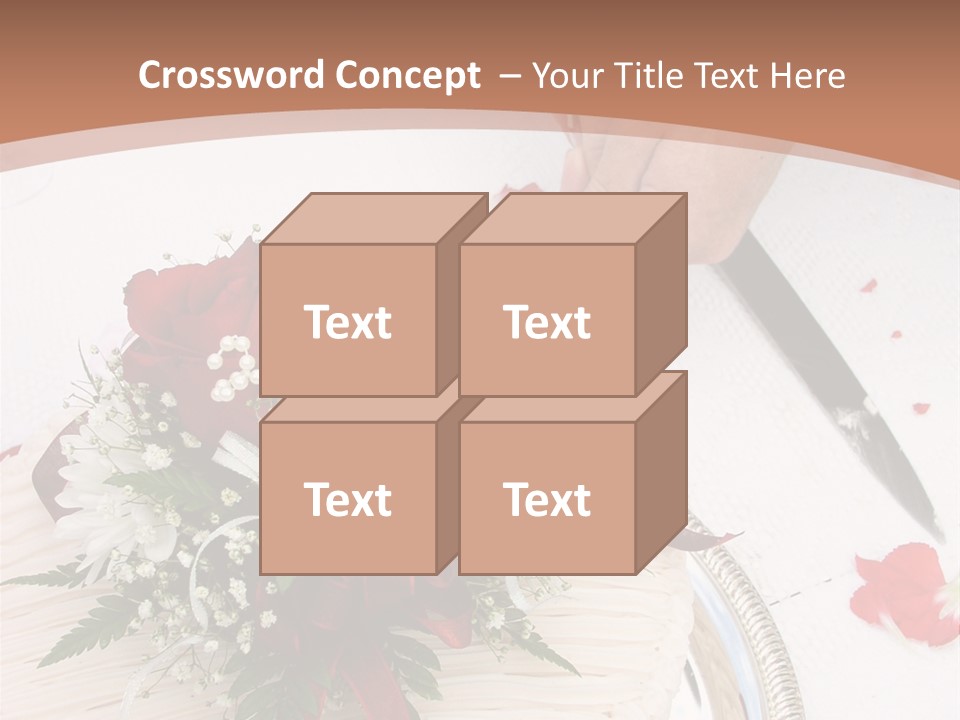 Ivory Romantic Dress PowerPoint Template