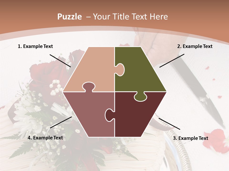 Ivory Romantic Dress PowerPoint Template