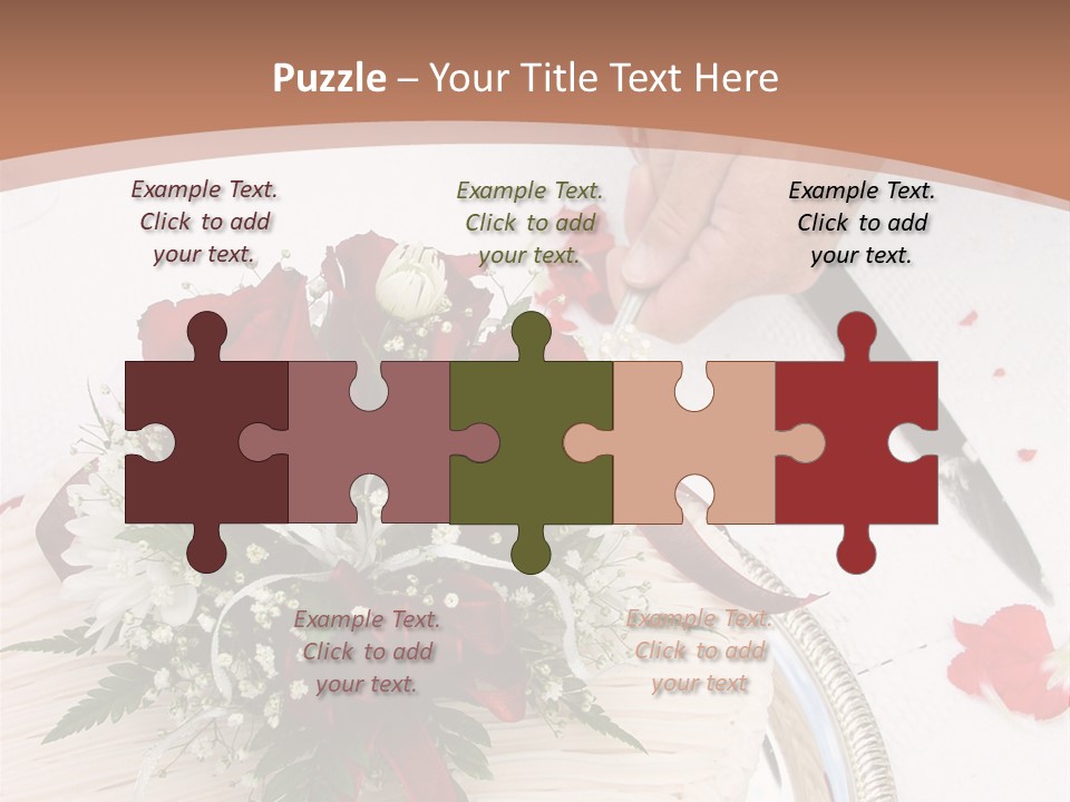 Ivory Romantic Dress PowerPoint Template