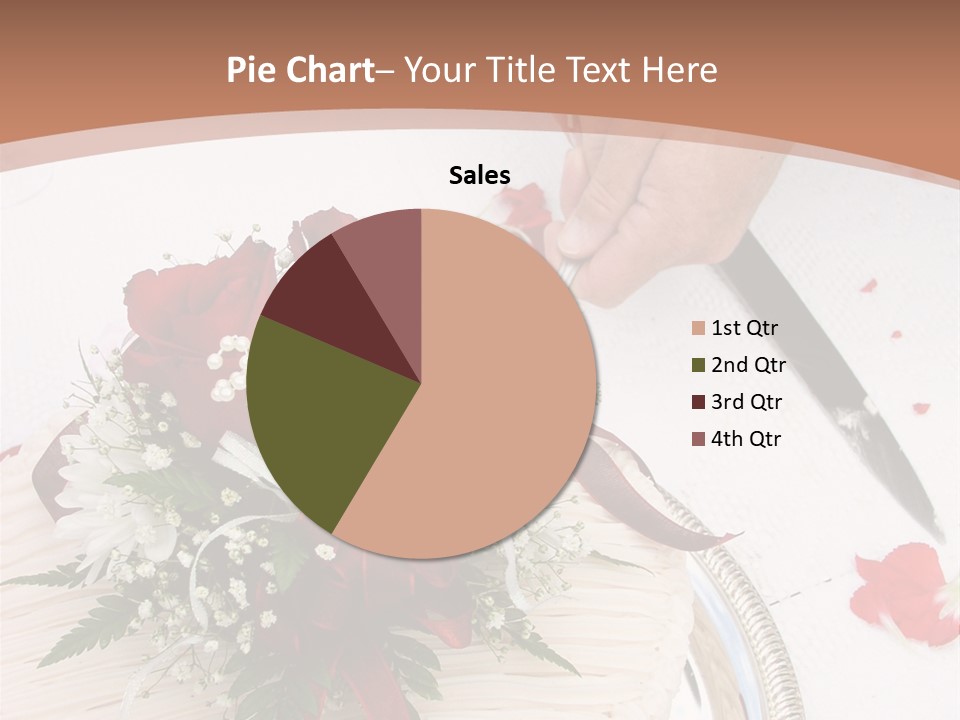 Ivory Romantic Dress PowerPoint Template