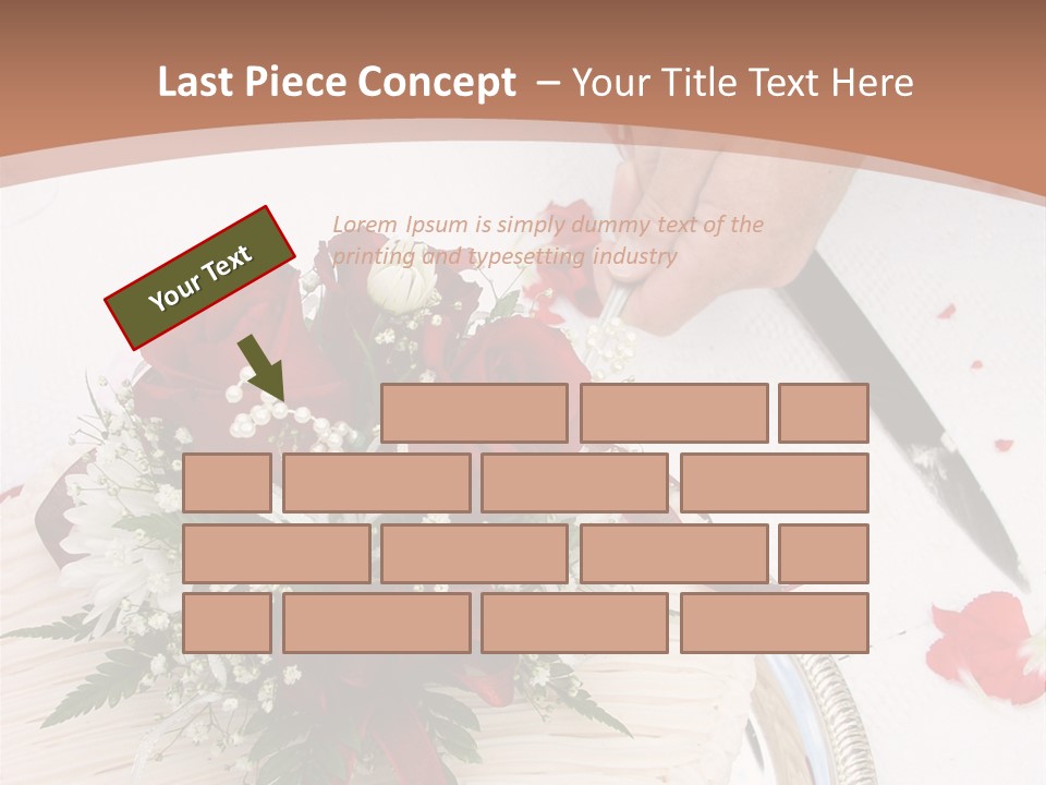 Ivory Romantic Dress PowerPoint Template