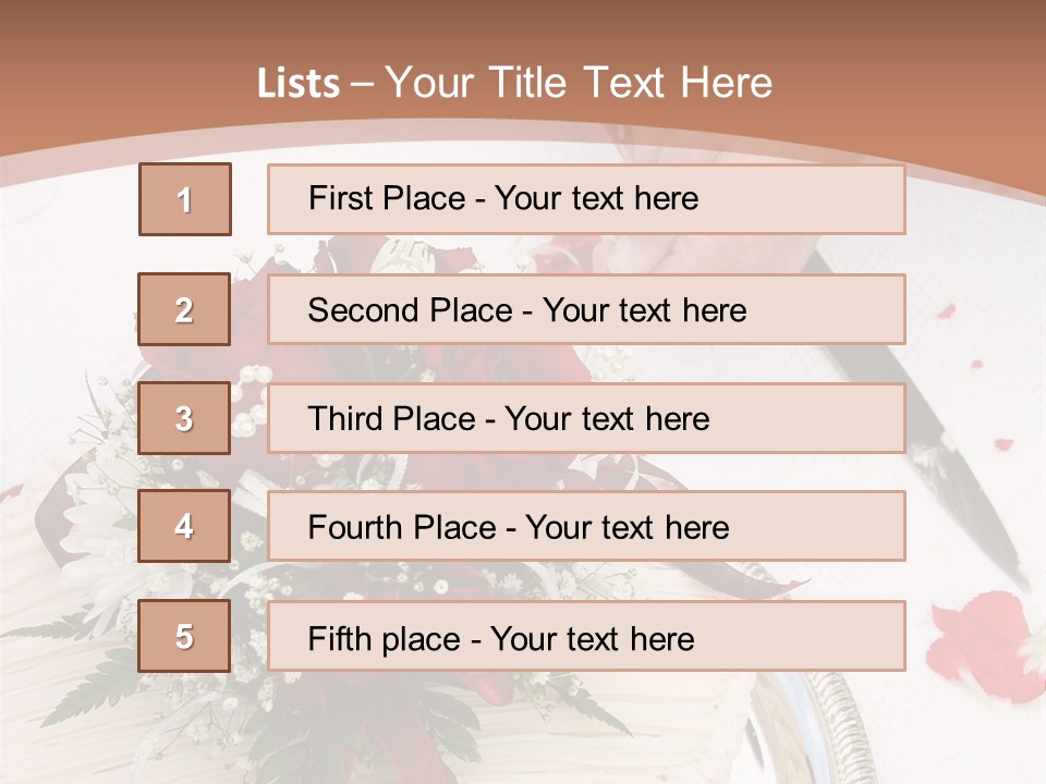 Ivory Romantic Dress PowerPoint Template