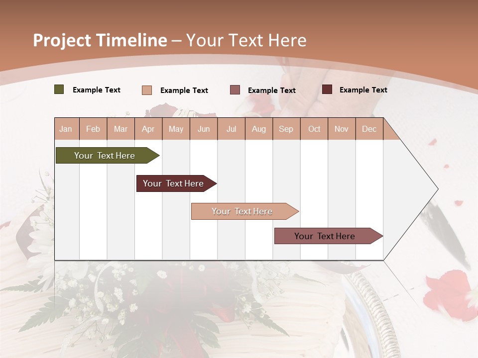 Ivory Romantic Dress PowerPoint Template