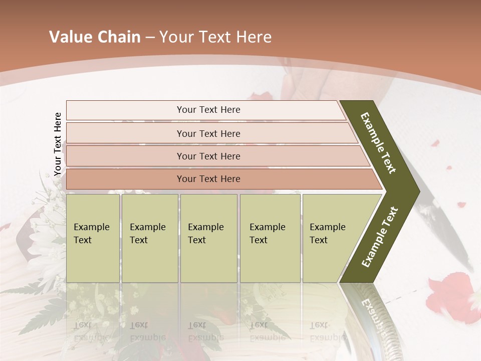 Ivory Romantic Dress PowerPoint Template