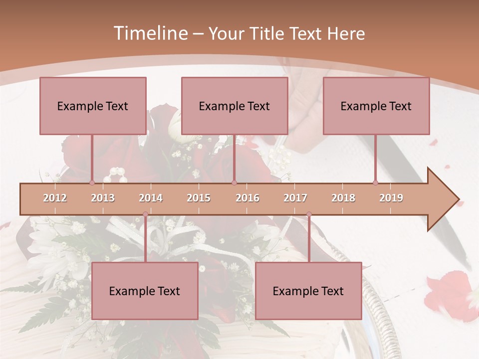 Ivory Romantic Dress PowerPoint Template