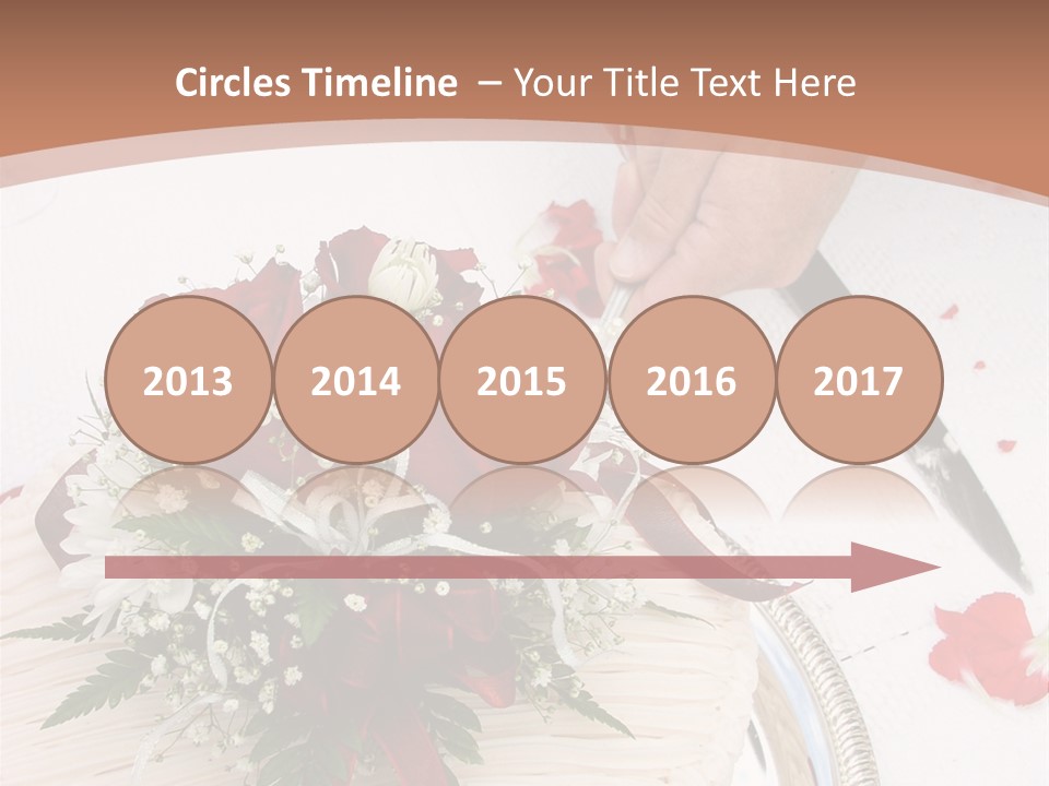 Ivory Romantic Dress PowerPoint Template