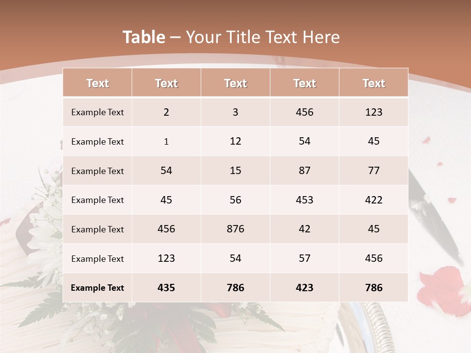 Ivory Romantic Dress PowerPoint Template